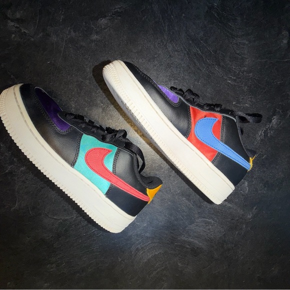 Nike Air Force 1 LV8 EMB NBA WNBA Black Teal DN4178 001 - Picture 3 of 7